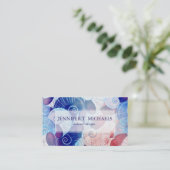 Carte De Visite Motif de scène de coquillage (Debout devant)