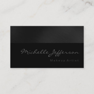 Carte de visite Motif de script de maquillage