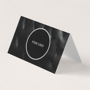 Carte De Visite Motif de texture cuir