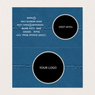 Carte De Visite Motif de texture cuir