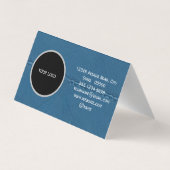 Carte De Visite Motif de texture cuir (Dos)