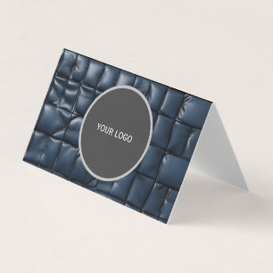 Carte De Visite Motif de texture cuir