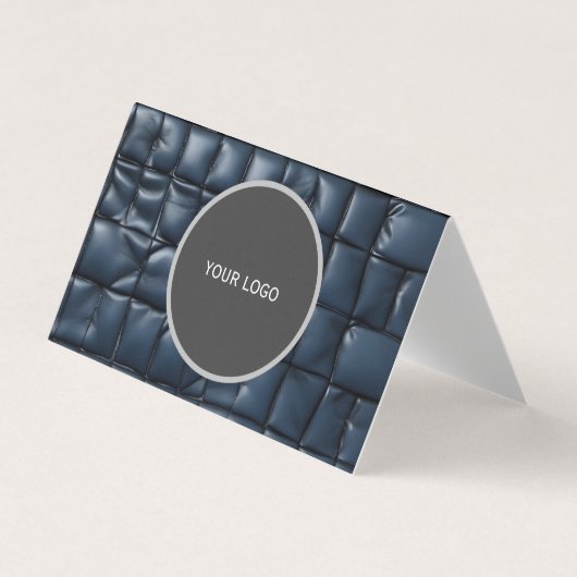 Carte De Visite Motif de texture cuir (Devant)