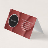 Carte De Visite Motif de texture cuir (Dos)