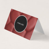 Carte De Visite Motif de texture cuir (Devant)