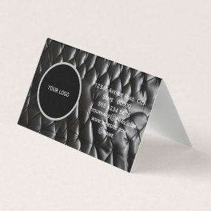 Carte De Visite Motif de texture cuir