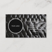 Carte De Visite Motif de texture cuir (Dos)