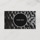 Carte De Visite Motif de texture cuir (Devant)