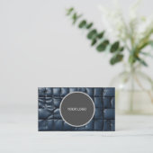 Carte De Visite Motif de texture cuir (Debout devant)