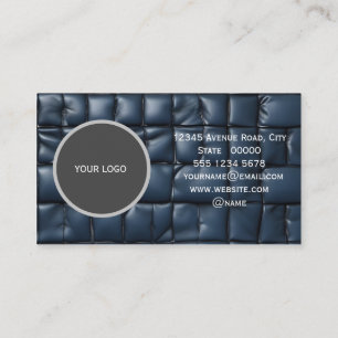 Carte De Visite Motif de texture cuir
