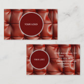 Carte De Visite Motif de texture cuir (Devant / Derrière)