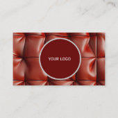 Carte De Visite Motif de texture cuir (Devant)