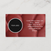 Carte De Visite Motif de texture cuir (Dos)