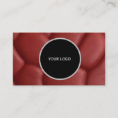 Carte De Visite Motif de texture cuir (Devant)