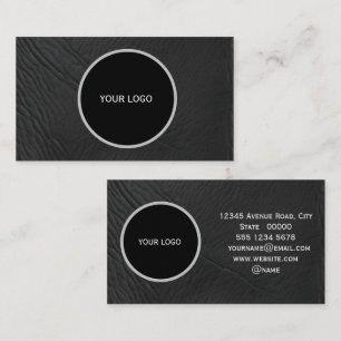 Carte De Visite Motif de texture cuir