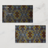 Carte De Visite Motif de tuile (Devant / Derrière)