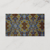 Carte De Visite Motif de tuile (Dos)
