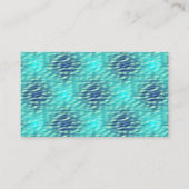 Carte De Visite Motif d'eau de la piscine claire et foncée (Devant)