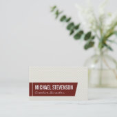 Carte De Visite Motif d'échelle (Debout devant)