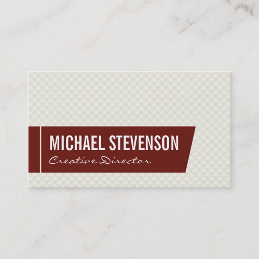 Carte De Visite Motif d'échelle (Devant)