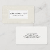 Carte De Visite Motif d'échelle (Devant / Derrière)