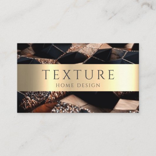 Carte De Visite Motif d'encre gris de marbre texture pierre Motif (Devant)