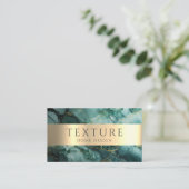 Carte De Visite Motif d'encre gris  de marbre texture pierre Motif (Debout devant)