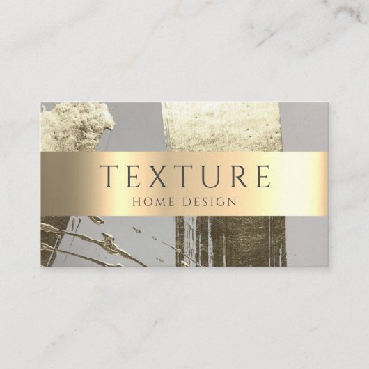 Carte De Visite Motif d'encre gris de marbre texture pierre Motif (Devant)