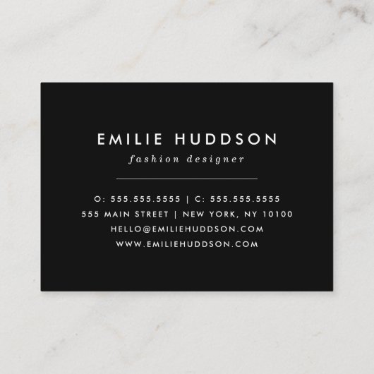 Carte De Visite Motif Des Coeurs, Coeurs Rouges, Motif Des Coeurs (Dos)