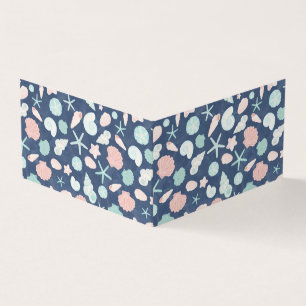 Carte De Visite motif des coquillages