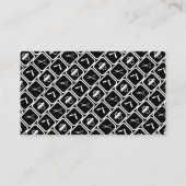 Carte de visite motif des outils Barre (Devant)