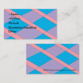 Carte de visite Motif Diamond (Devant / Derrière)