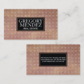 Carte De Visite Motif d'icône d'accueil (Devant / Derrière)