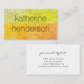 Carte De Visite Motif d'illustration contemporain (Devant / Derrière)