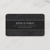 Carte De Visite Motif d'impression Panther (Devant)