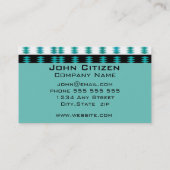 carte de visite motif double face cartes personnal (Dos)