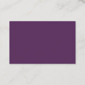 Carte De Visite Motif d'ours (Dos)