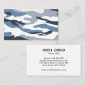Carte De Visite Motif du camouflage (Devant / Derrière)