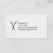 Carte de visite Motif du chien Groomer (Dos)