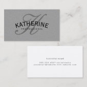 Carte De Visite Motif élégant (Devant / Derrière)