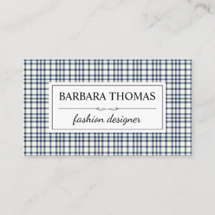 Carte De Visite Motif élégant Flannel