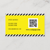 Carte De Visite Motif et rayure diagonaux (Dos)