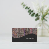 Carte De Visite Motif Ethno Abstrait - Folklore Art 1 (Debout devant)