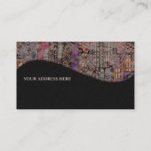 Carte De Visite Motif Ethno Abstrait - Folklore Art 1 (Dos)