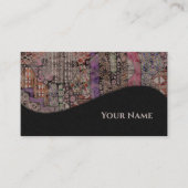 Carte De Visite Motif Ethno Abstrait - Folklore Art 1 (Devant)