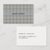 Carte De Visite motif flannel (Devant / Derrière)