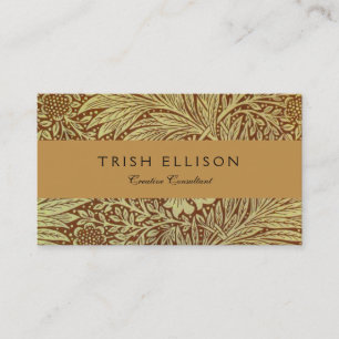 Carte De Visite Motif Fleur Antique Marigold de William Morris