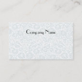 Carte De Visite Motif floral de damassé simple (Dos)