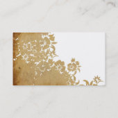 Carte De Visite Motif floral de dentelle (Dos)