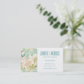 Carte De Visite Motif floral moderne (Debout devant)